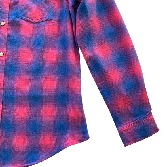 Via Penny Lane Reworked Apparel | Britney Spears Graphic Button Up Flannel Shirt - Picture 7 of 12